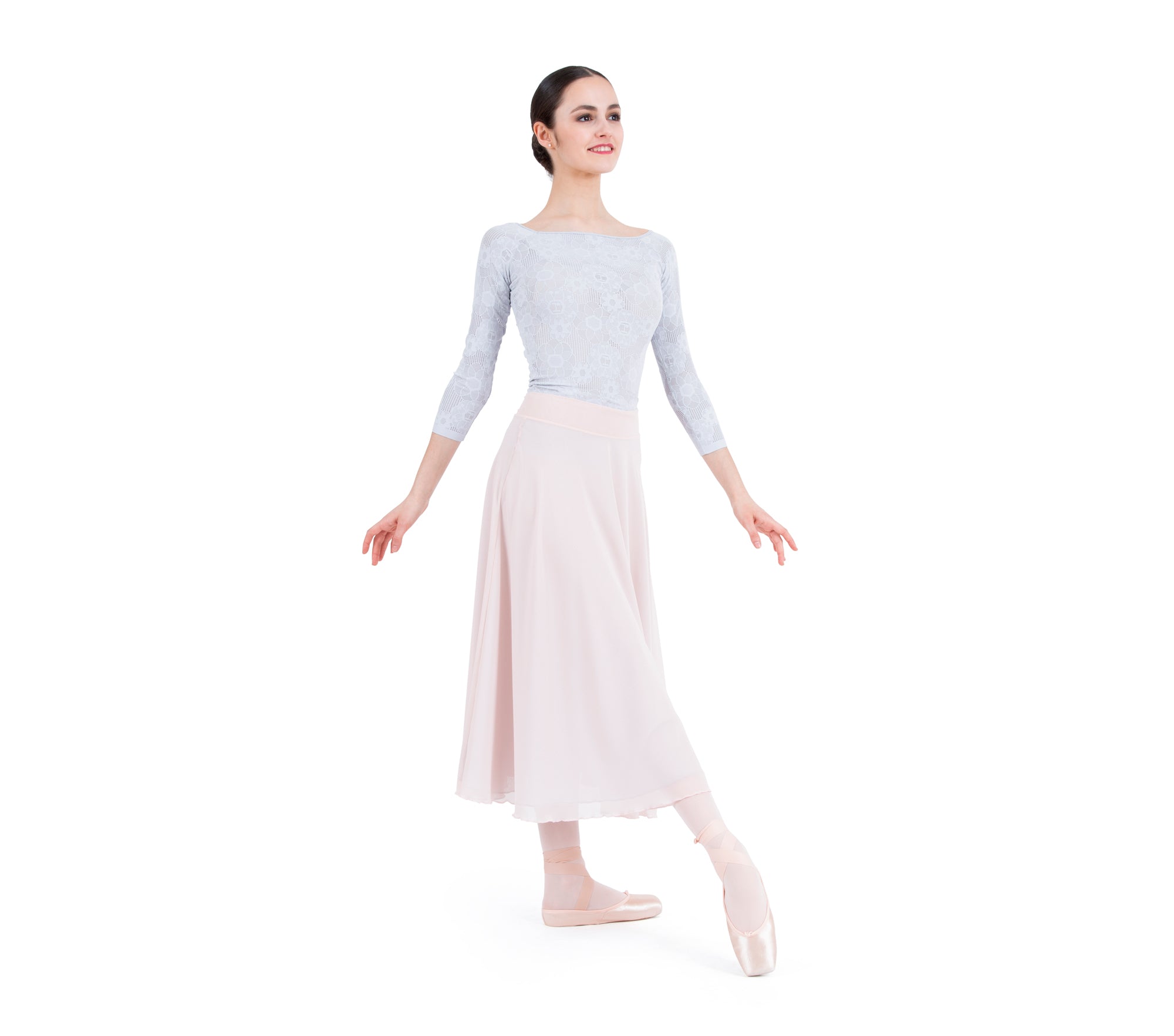 Top manches longues en dentelle