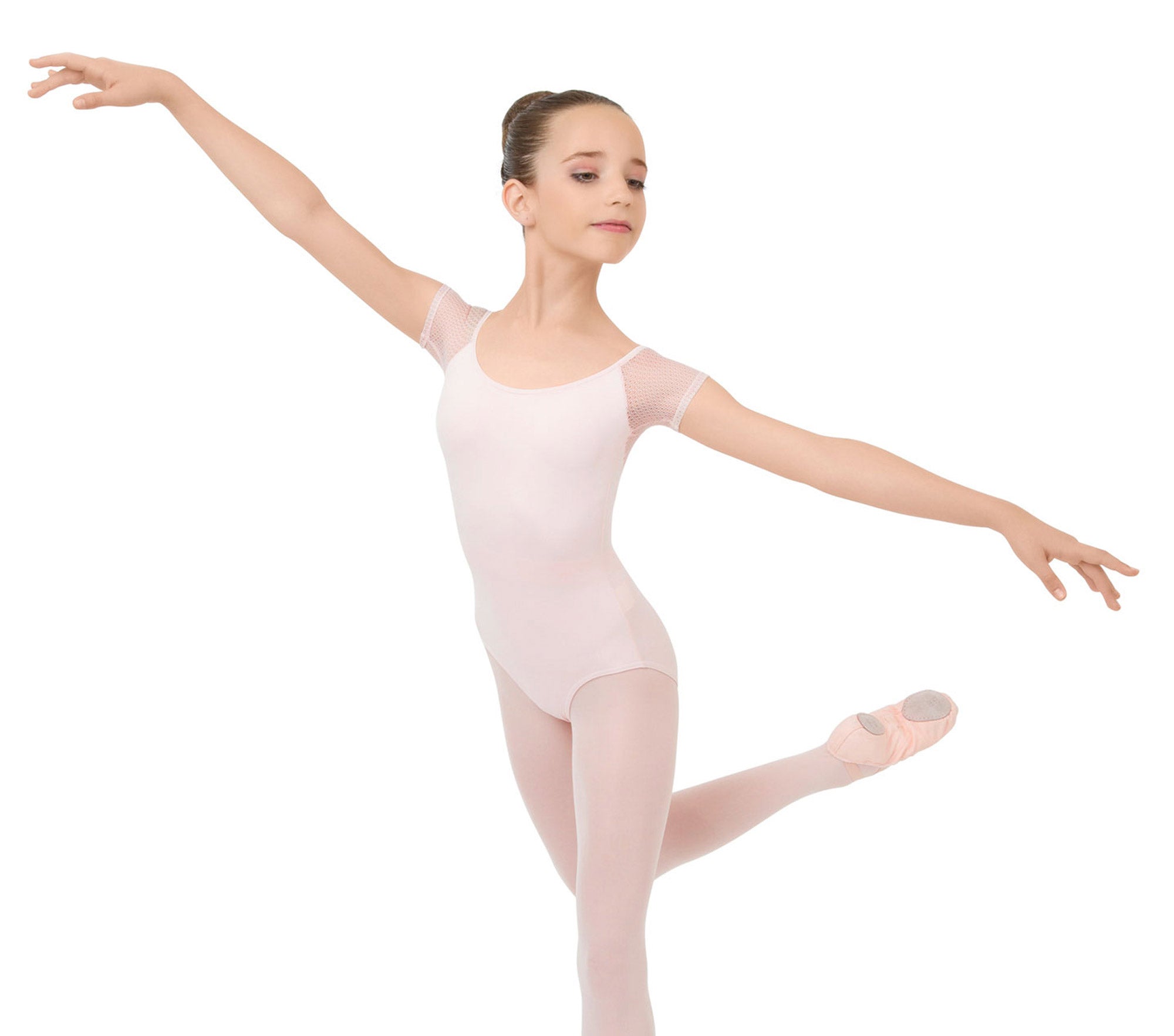 Justaucorps manches en dentelle