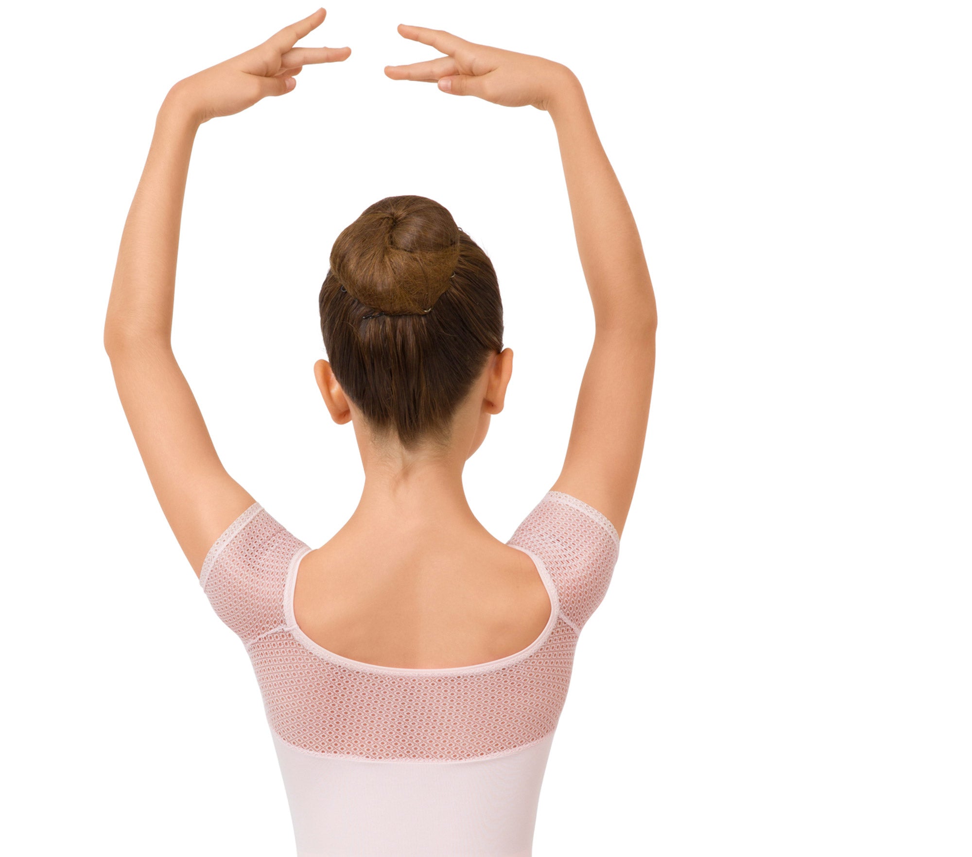 Justaucorps manches en dentelle