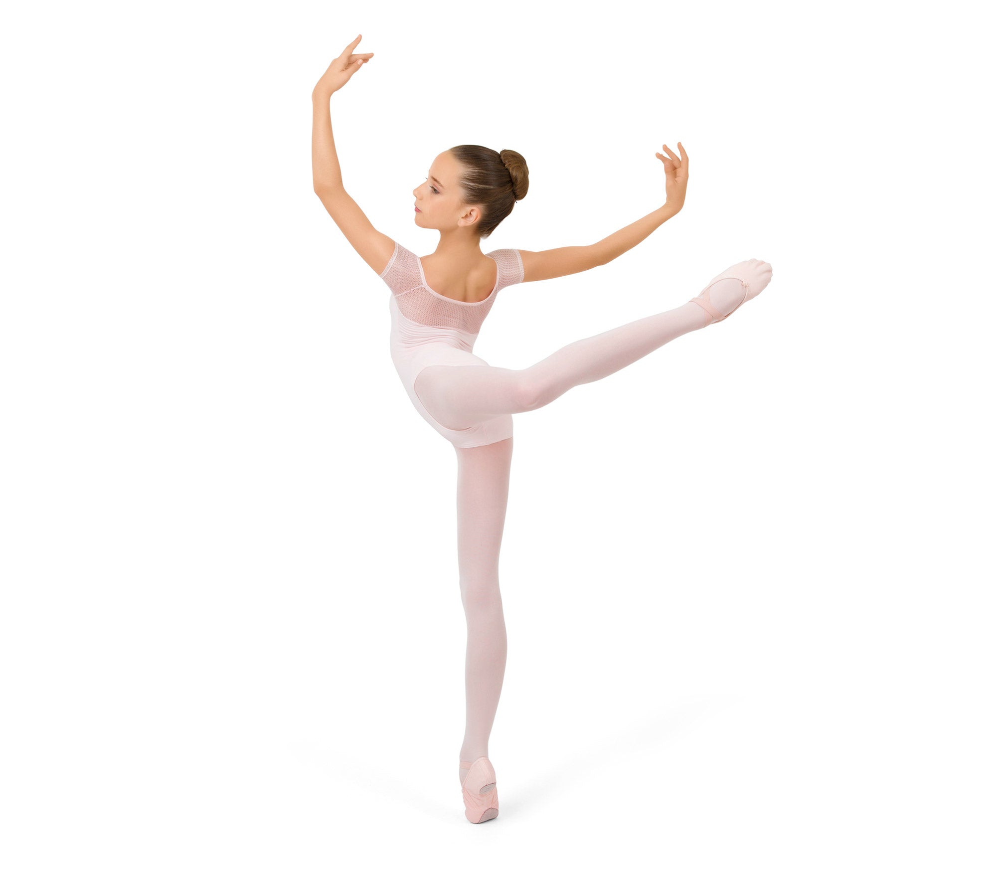 Justaucorps manches en dentelle