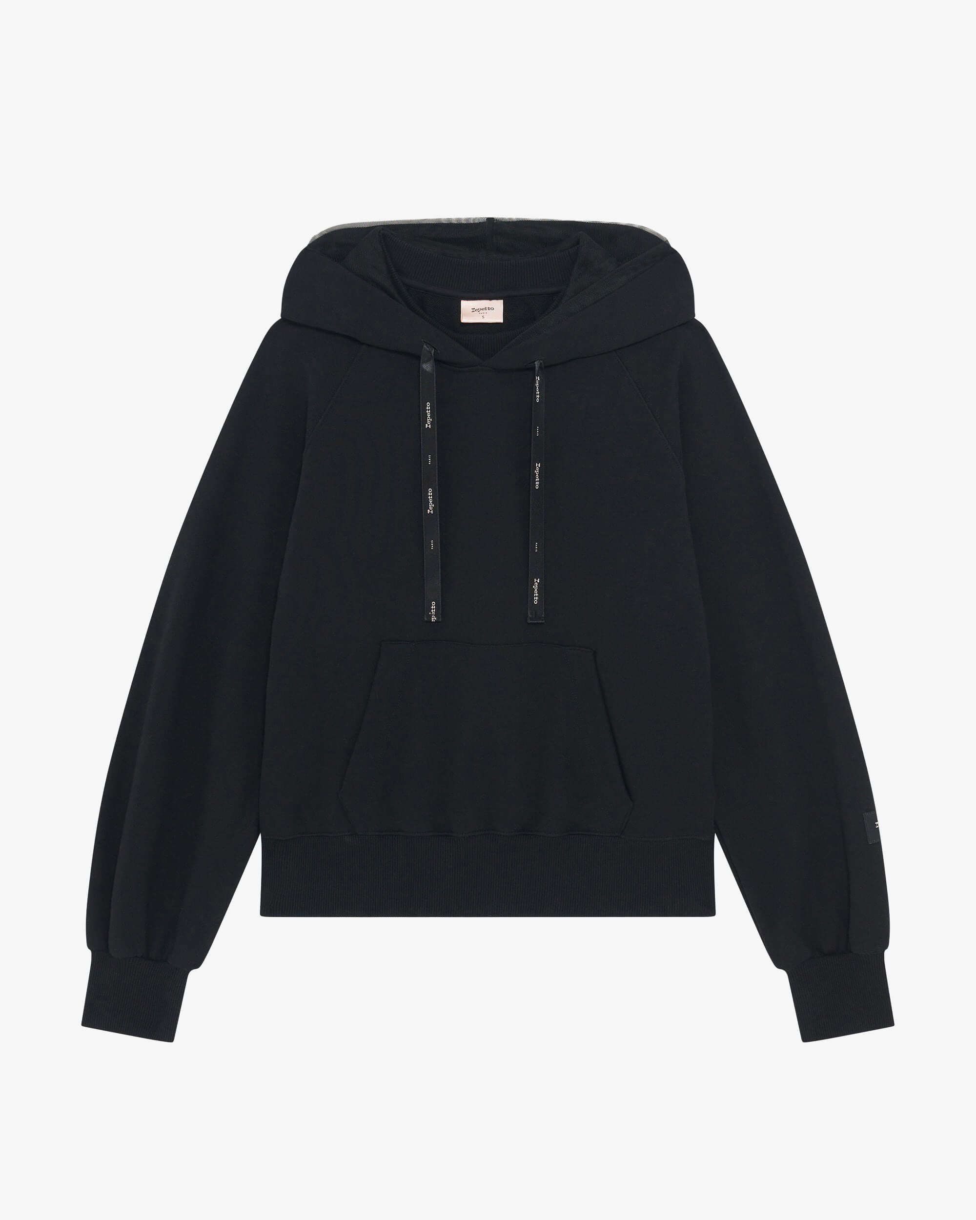 Sweatshirt capuche en tulle