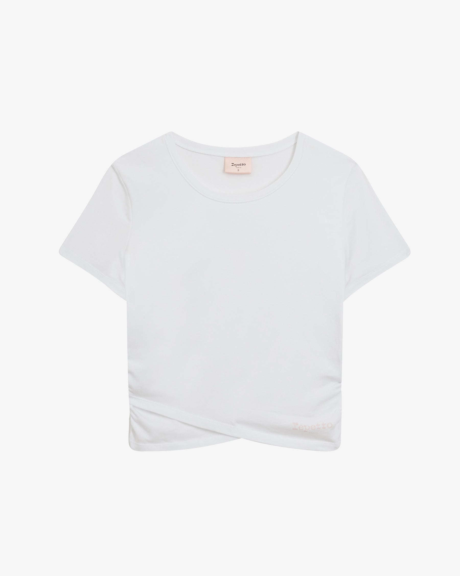 Top effet drapé
