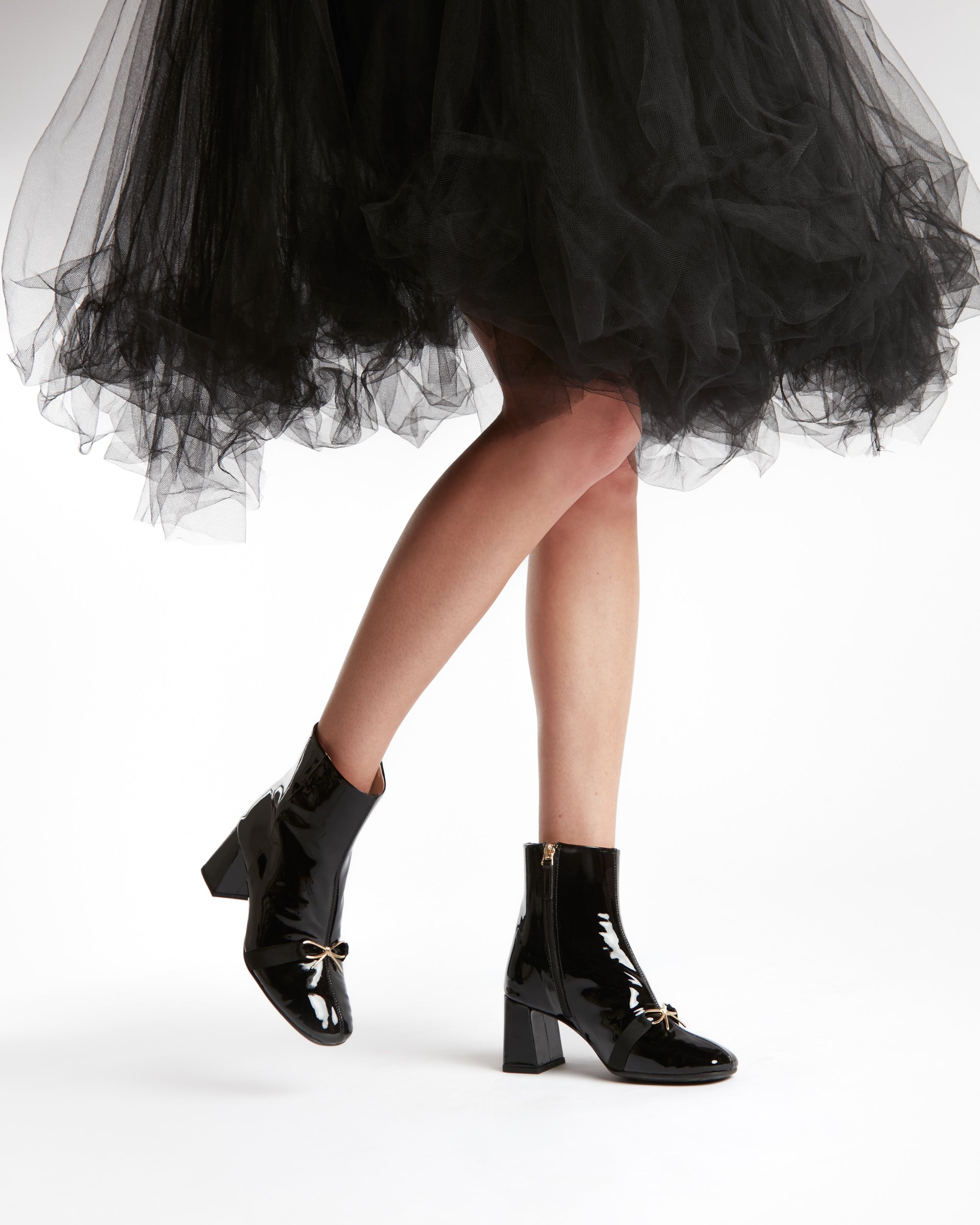 Bottines Phoebe nœud metal