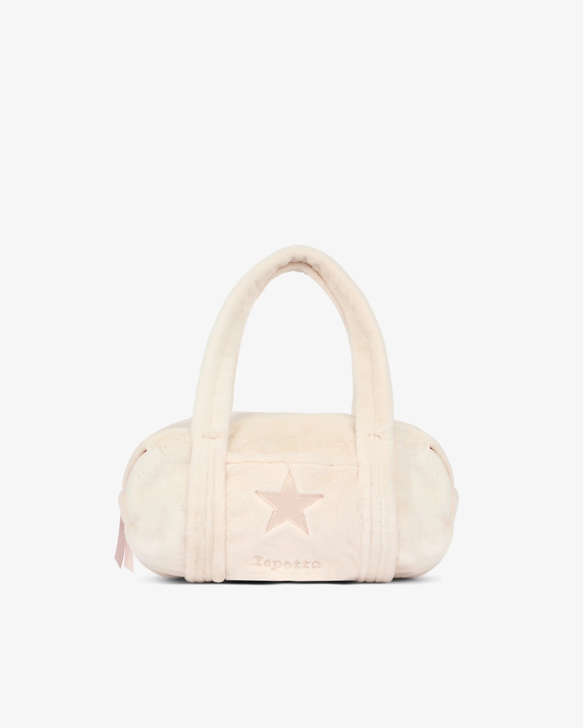 Sac polochon en fausse fourrure Small
