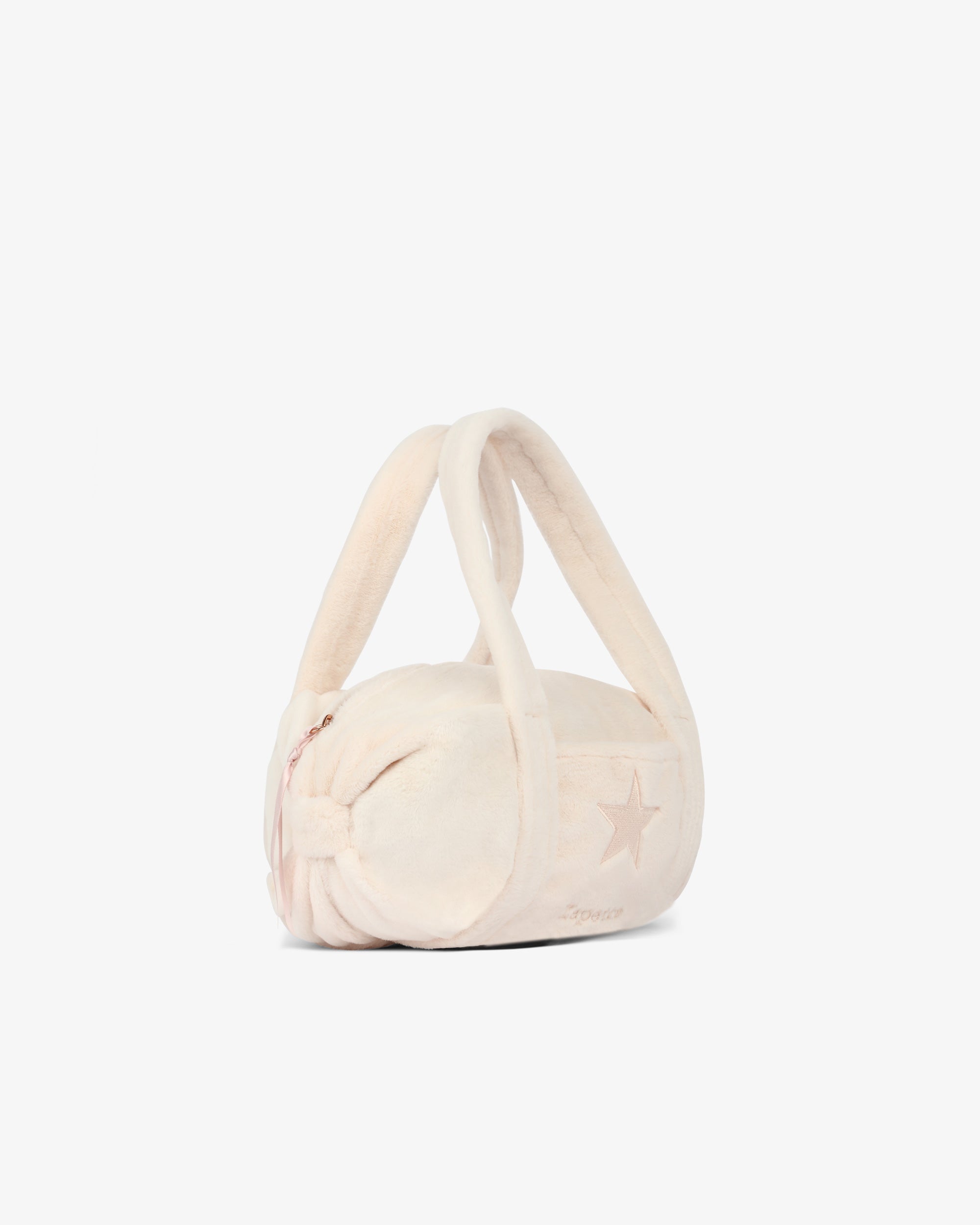 Sac polochon en fausse fourrure Small